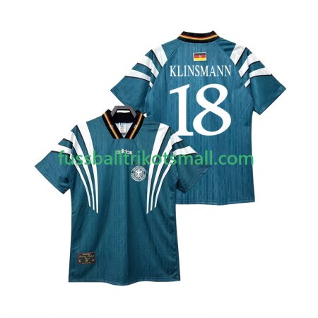 Fußballtrikots Deutschland KLINSMANN 18 Retro 1996 Kurzarm Auswärts-trikot kaufen